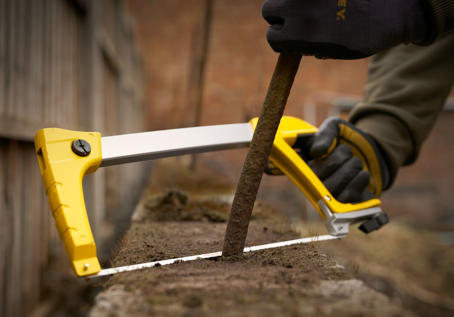 Stanley Heavy Duty Hacksaw Side View