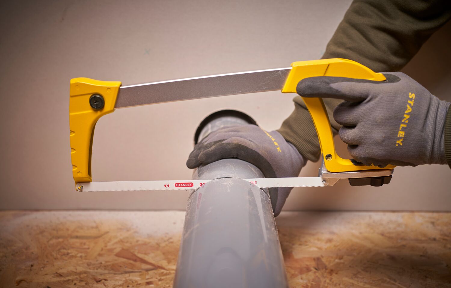 Stanley Heavy Duty Hacksaw Side View