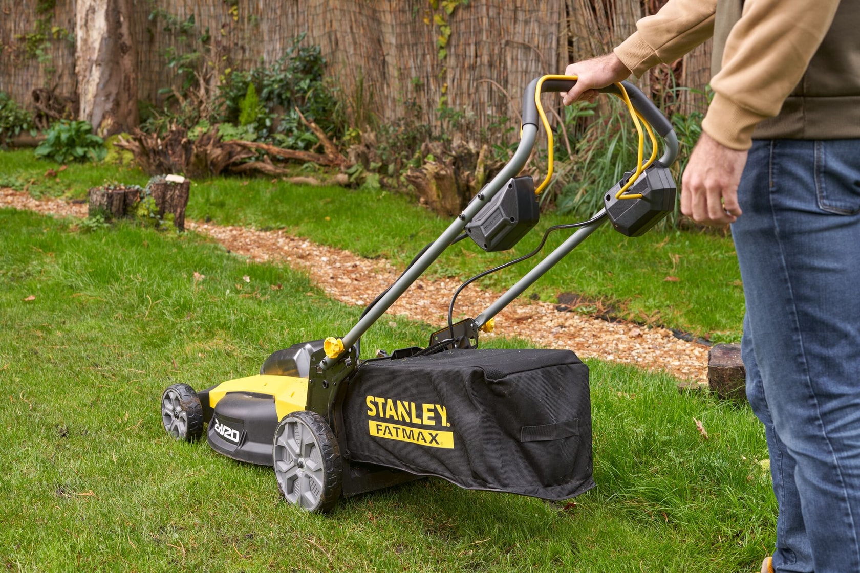 18V STANLEY® FATMAX® V20 51cm Self-propelled Mower